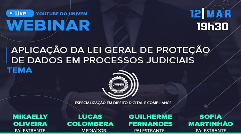 UNIVEM promove webinar gratuito à população